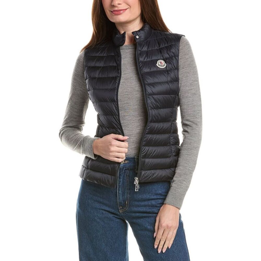 Moncler Womens  Igens Vest, Blue